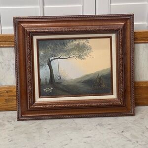 Framed Original Oil Painting in Canvas